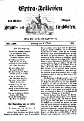 Würzburger Stadt- und Landbote Samstag 6. Oktober 1855