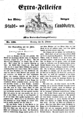 Würzburger Stadt- und Landbote Sonntag 21. Oktober 1855