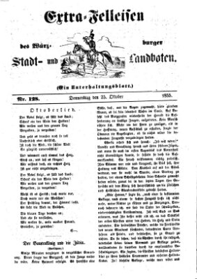 Würzburger Stadt- und Landbote Donnerstag 25. Oktober 1855