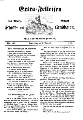 Würzburger Stadt- und Landbote Donnerstag 1. November 1855