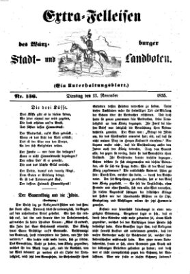 Würzburger Stadt- und Landbote Dienstag 13. November 1855