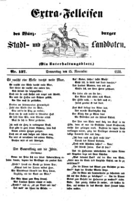 Würzburger Stadt- und Landbote Donnerstag 15. November 1855