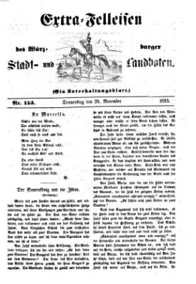 Würzburger Stadt- und Landbote Donnerstag 29. November 1855