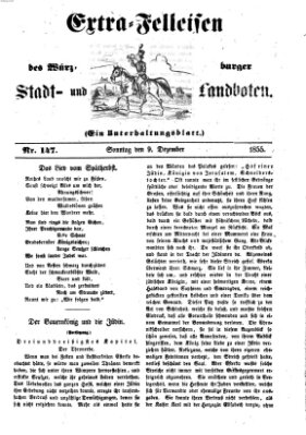 Würzburger Stadt- und Landbote Sonntag 9. Dezember 1855