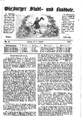 Würzburger Stadt- und Landbote Freitag 4. Januar 1856