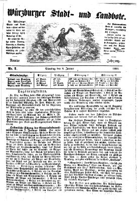 Würzburger Stadt- und Landbote Dienstag 8. Januar 1856