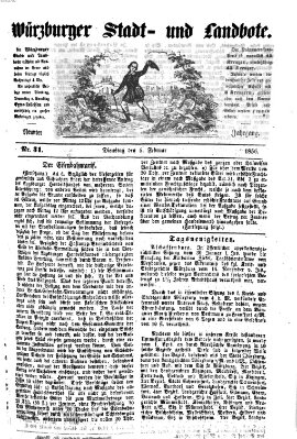 Würzburger Stadt- und Landbote Dienstag 5. Februar 1856