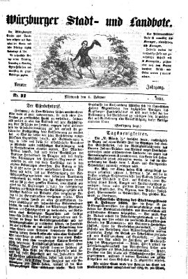 Würzburger Stadt- und Landbote Mittwoch 6. Februar 1856