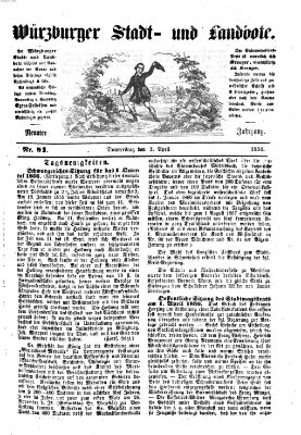 Würzburger Stadt- und Landbote Donnerstag 3. April 1856