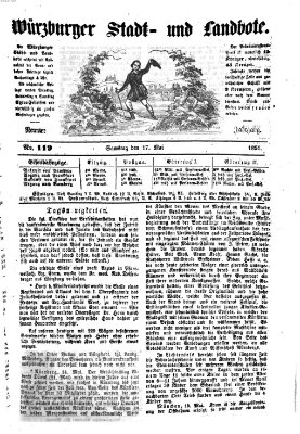 Würzburger Stadt- und Landbote Samstag 17. Mai 1856