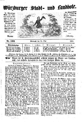 Würzburger Stadt- und Landbote Mittwoch 21. Mai 1856