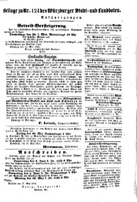 Würzburger Stadt- und Landbote Samstag 24. Mai 1856