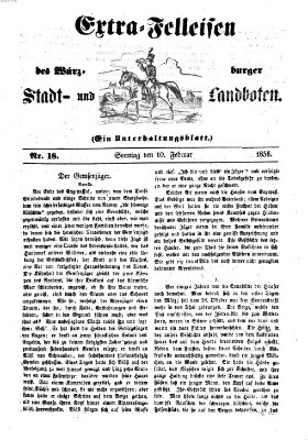 Würzburger Stadt- und Landbote Sonntag 10. Februar 1856