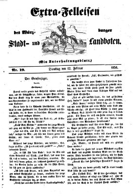 Würzburger Stadt- und Landbote Dienstag 12. Februar 1856