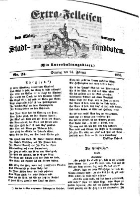 Würzburger Stadt- und Landbote Sonntag 24. Februar 1856