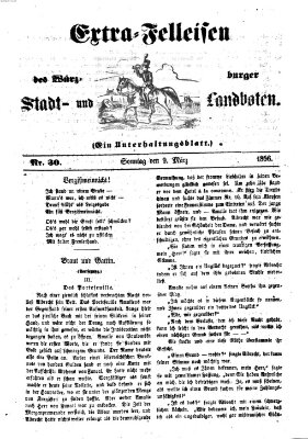 Würzburger Stadt- und Landbote Sonntag 9. März 1856