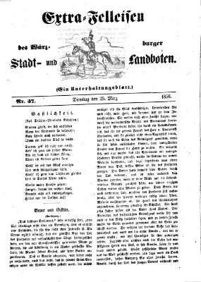 Würzburger Stadt- und Landbote Dienstag 25. März 1856