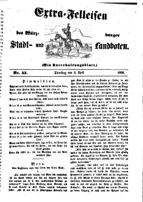 Würzburger Stadt- und Landbote Dienstag 8. April 1856