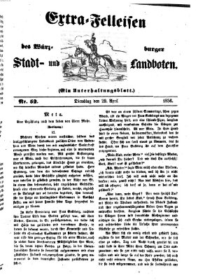 Würzburger Stadt- und Landbote Dienstag 29. April 1856