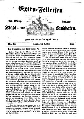 Würzburger Stadt- und Landbote Sonntag 4. Mai 1856