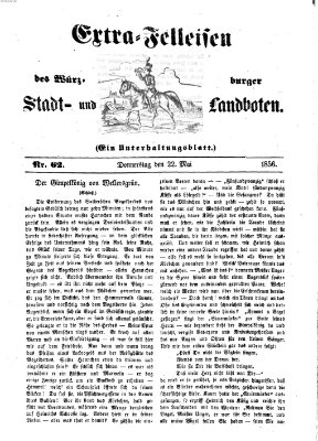 Würzburger Stadt- und Landbote Donnerstag 22. Mai 1856