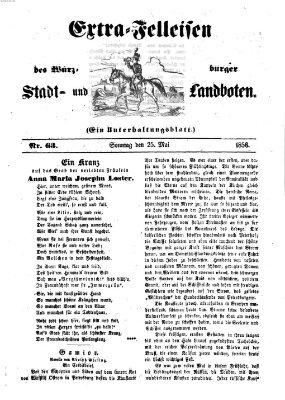 Würzburger Stadt- und Landbote Sonntag 25. Mai 1856