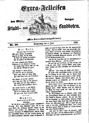 Würzburger Stadt- und Landbote Donnerstag 5. Juni 1856