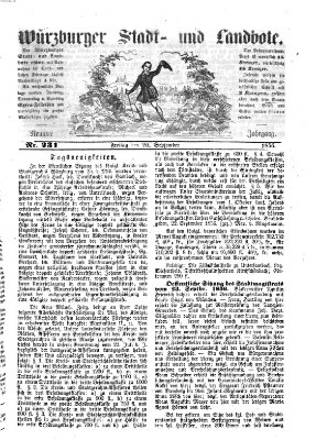 Würzburger Stadt- und Landbote Freitag 26. September 1856