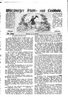 Würzburger Stadt- und Landbote Montag 6. Oktober 1856