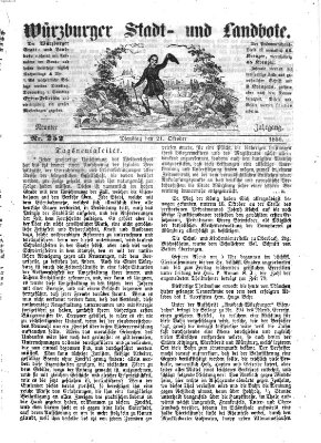 Würzburger Stadt- und Landbote Dienstag 21. Oktober 1856