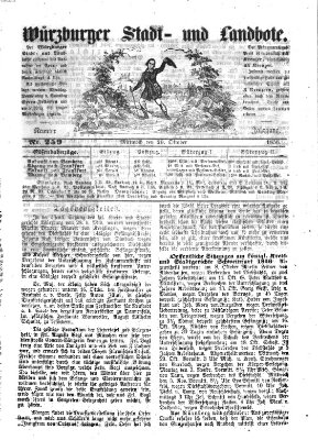 Würzburger Stadt- und Landbote Mittwoch 29. Oktober 1856