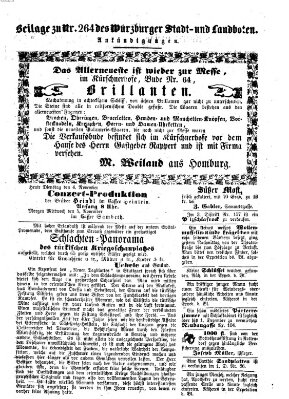 Würzburger Stadt- und Landbote Dienstag 4. November 1856