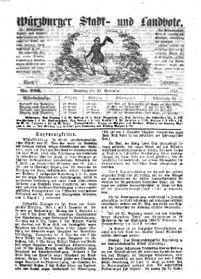 Würzburger Stadt- und Landbote Samstag 29. November 1856