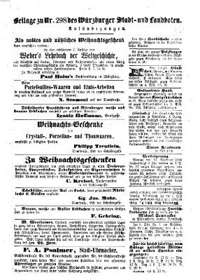 Würzburger Stadt- und Landbote Samstag 13. Dezember 1856