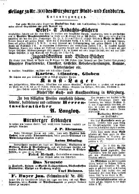 Würzburger Stadt- und Landbote Dienstag 16. Dezember 1856