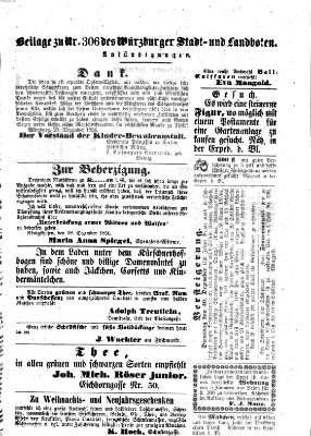 Würzburger Stadt- und Landbote Dienstag 23. Dezember 1856