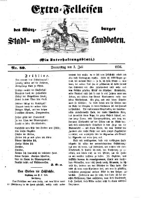 Würzburger Stadt- und Landbote Donnerstag 3. Juli 1856