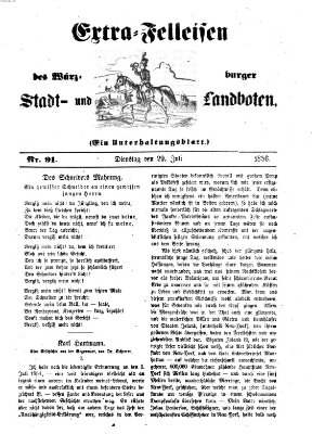 Würzburger Stadt- und Landbote Dienstag 29. Juli 1856