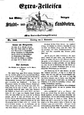 Würzburger Stadt- und Landbote Dienstag 2. September 1856