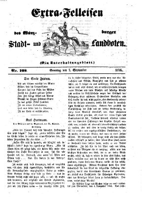 Würzburger Stadt- und Landbote Sonntag 7. September 1856