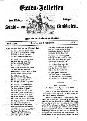 Würzburger Stadt- und Landbote Dienstag 9. September 1856