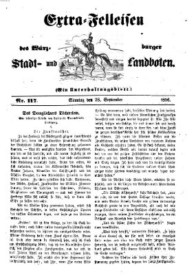 Würzburger Stadt- und Landbote Sonntag 28. September 1856