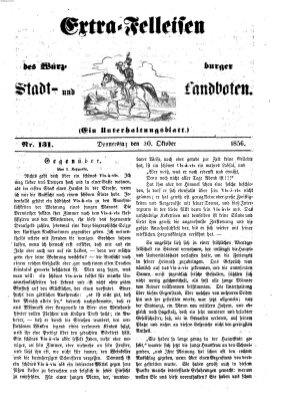 Würzburger Stadt- und Landbote Donnerstag 30. Oktober 1856