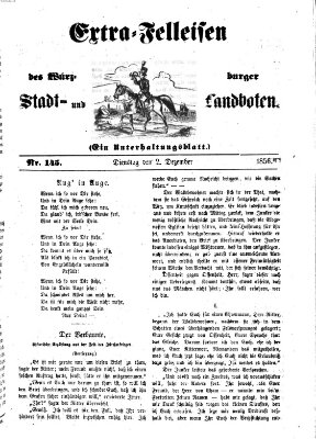 Würzburger Stadt- und Landbote Dienstag 2. Dezember 1856