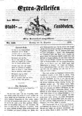 Würzburger Stadt- und Landbote Sonntag 21. Dezember 1856