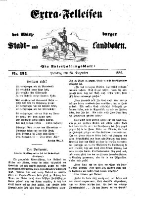 Würzburger Stadt- und Landbote Dienstag 23. Dezember 1856