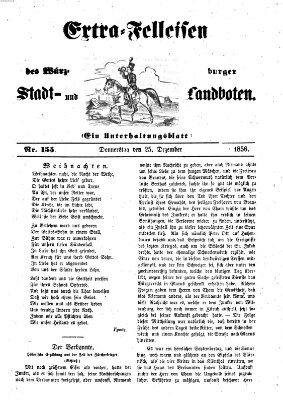 Würzburger Stadt- und Landbote Donnerstag 25. Dezember 1856