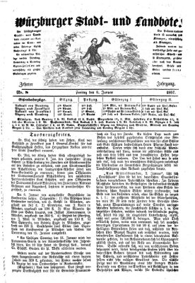 Würzburger Stadt- und Landbote Freitag 9. Januar 1857