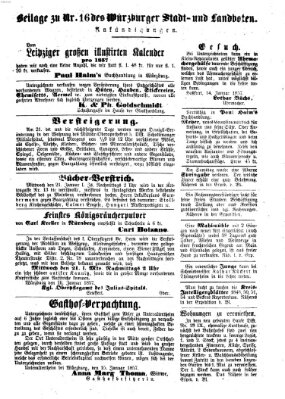 Würzburger Stadt- und Landbote Montag 19. Januar 1857