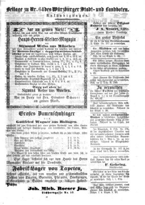 Würzburger Stadt- und Landbote Montag 16. März 1857